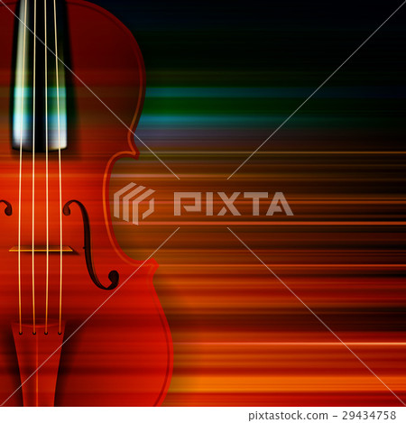 abstract grunge music background with violin 29434758