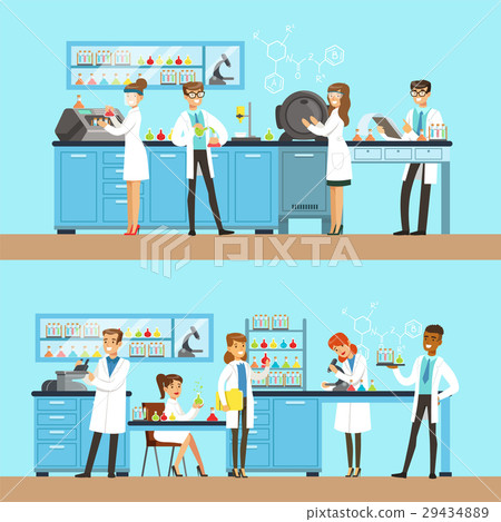 Chemists In The Chemical Research Laboratory Doing 29434889