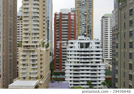 modern buildings in the center of Bangkok 29436646