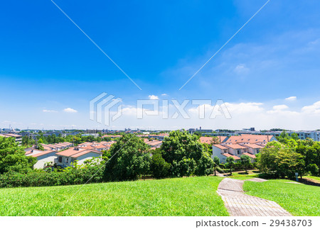藍天蔓延的住宅區 29438703
