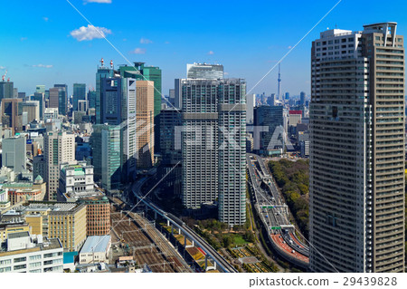 View of the city scenery in the direction of Shiodome from the World Trade Center View of the city scenery in the direction of Shiodome from the World Trade Center 29439828
