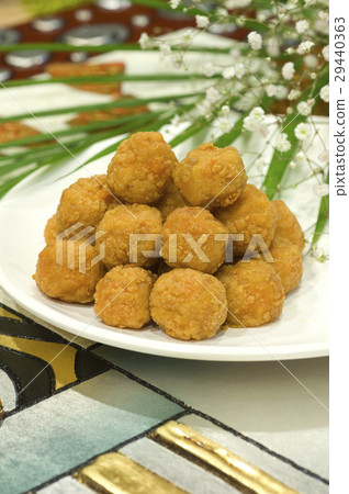 雞肉,炸肉雞丸,油炸 雞肉,炸肉雞丸,油炸 29440363