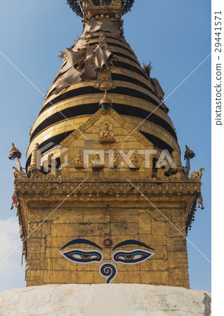 Swayambhunath Stupa in Kathmandu, Nepal. 29441571