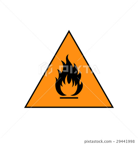 Flammable sign icon 29441998