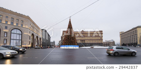 Christmas decoration Lubyanka Square,Moscow,Russia Christmas decoration Lubyanka Square,Moscow,Russia 29442837
