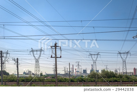 High voltage electric station 29442838