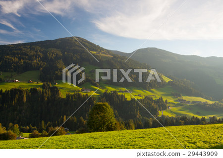The alpine village of Alpbach and the Alpbachtal 29443909