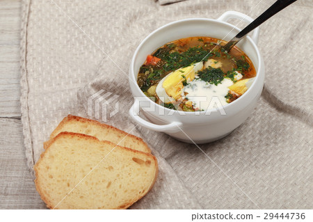 Fresh dietary nettle soup 29444736