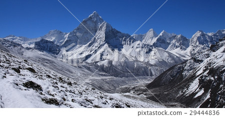 Scene on the way from Dzongla to Lobuche, Everest Scene on the way from Dzongla to Lobuche, Everest 29444836