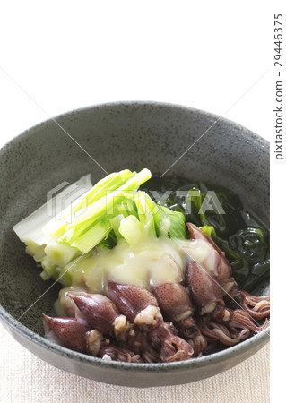 Firefly squid natural vinegar miso soup 3 29446375