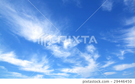 Blue sky white clouds fresh air 29446450