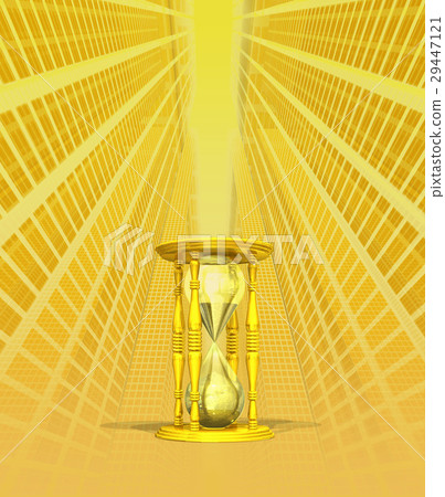 金色的城市和沙漏 29447121