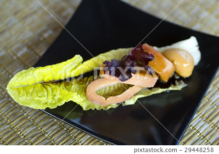 Vegetables, squid, sauce Vegetables, squid, sauce 29448258