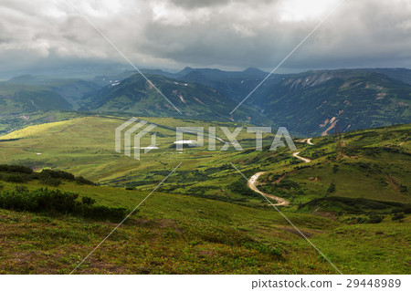 Beautiful summer view of Viluchinsky pass 29448989