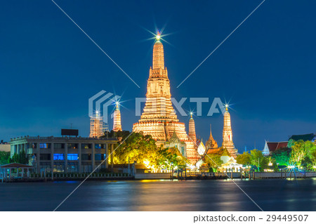 Prang of Wat Arun in Bangkok ,Thailand 29449507