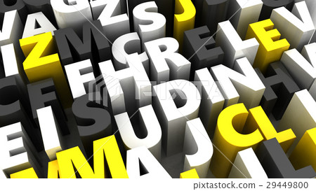 letters background - Stock Illustration [29449800] - PIXTA