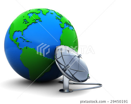 earth and radio aerial 29450191