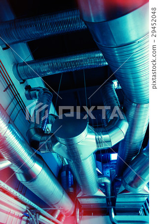 Ventilation pipes ducts industrial air condition 29452048