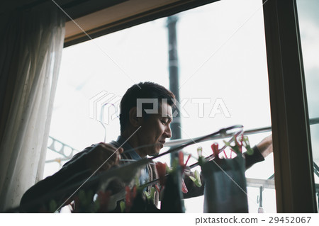 senior, laundry, dry 29452067