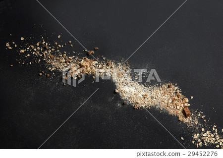 Sprinkled flour over background 29452276