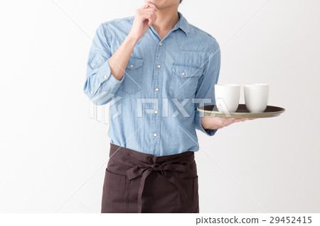 Male cafe clerk Male cafe clerk 29452415