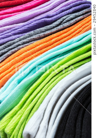 Bright multicolored socks textile  29452840