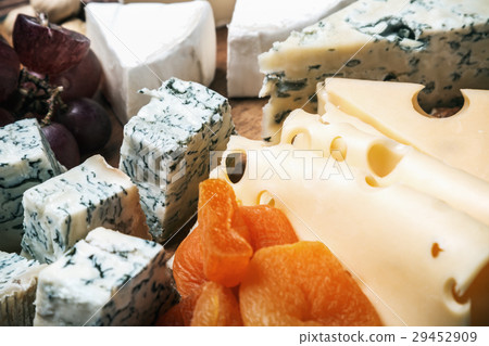 Assorted fresh cheese, fruits and nuts Assorted fresh cheese, fruits and nuts 29452909