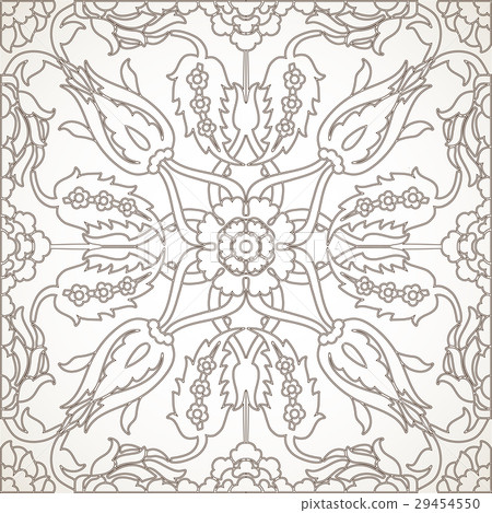Arabesque vintage element outline for design Arabesque vintage element outline for design 29454550