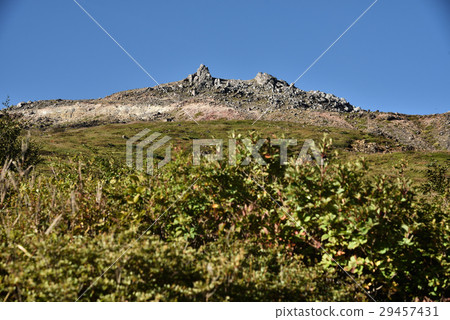 Mt. Ushidake seen from Nasu mountain climbing road Mt. Ushidake seen from Nasu mountain climbing road 29457431