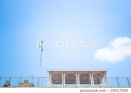 Blue sky, white clouds, sky, clouds 29457909
