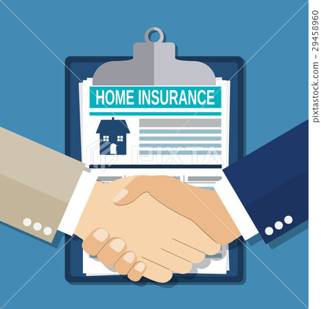 Insurance concept handshake. 29458960