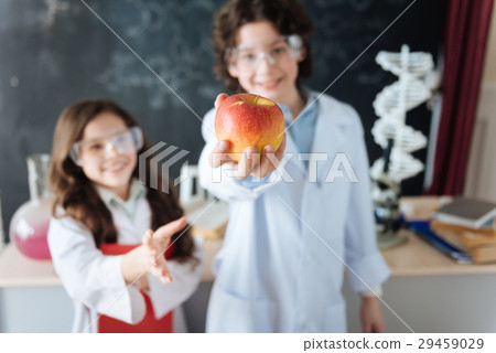 Optimistic little researchers enjoying science 29459029