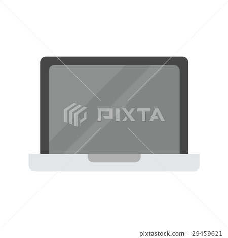 Laptop Flat Vector Icon - Stock Illustration [29459621] - PIXTA