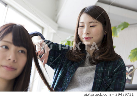 Haircut young lady 29459731