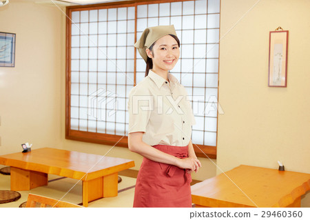 Japanese style restaurant staff Japanese style restaurant staff 29460360
