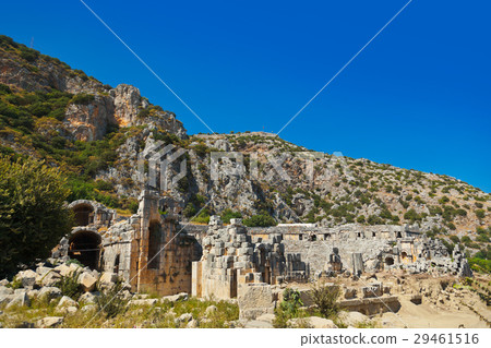 Ancient town in Myra, Turkey Ancient town in Myra, Turkey 29461516