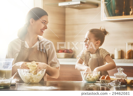 Homemade food and little helper. Homemade food and little helper. 29462081