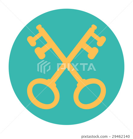 Cross keys, vector illustration - Stock Illustration [29462140] - PIXTA