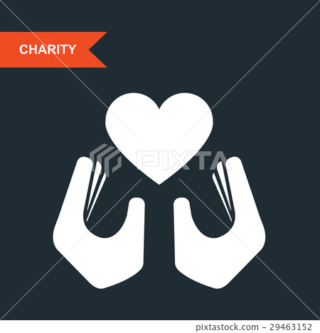 Charity and care concept - hands with heart Charity and care concept - hands with heart 29463152