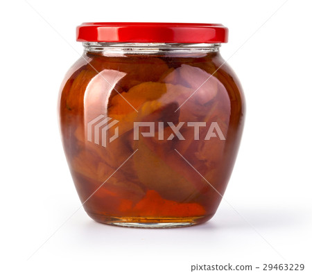 delicious jam in the pot isolated delicious jam in the pot isolated 29463229
