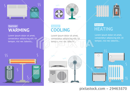 Heating, Cooling and Warming Devices Banner Card 29463870
