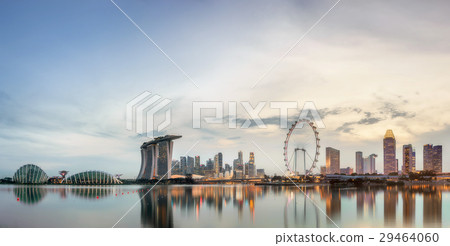 Singapore Skyline and view of Marina Bay Singapore Skyline and view of Marina Bay 29464060