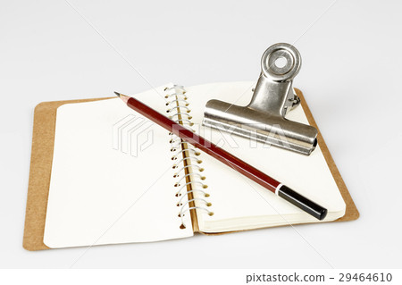 open empty diary or story book with pencil open empty diary or story book with pencil 29464610