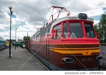 Old style diesel electric train Old style diesel electric train 29464651