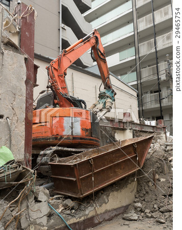 Dismantling work of the building Dismantling work of the building 29465754