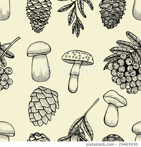 Autumn seamless vector pattern with leaves Autumn seamless vector pattern with leaves 29465930