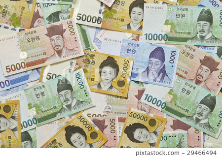 Korean won banknotes Korean won banknotes 29466494
