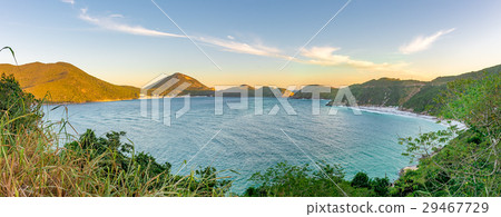 Sunset at the crystalline of Pontal do Atalaia Sunset at the crystalline of Pontal do Atalaia 29467729