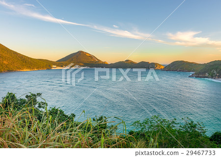 Sunset at crystalline beaches of Pontal do Atalaia Sunset at crystalline beaches of Pontal do Atalaia 29467733