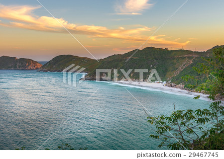 Sunset at crystalline beaches of Pontal do Atalaia Sunset at crystalline beaches of Pontal do Atalaia 29467745